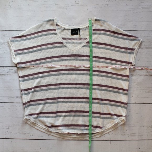 Urban Outfitters Out From Under Oversized Striped Tee S - Picture 8 of 10